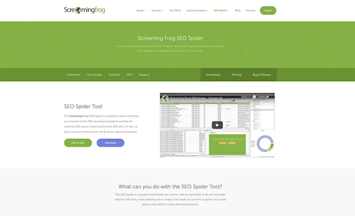 Screaming Frog SEO Spider โปรแกรม SEO