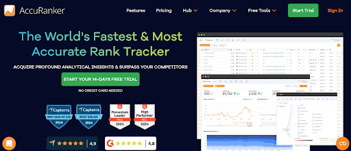 AccuRanker โปรแกรม SEO